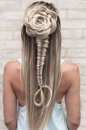 Κομψό νυφικό χτένισμα Boho για τις νύφες!