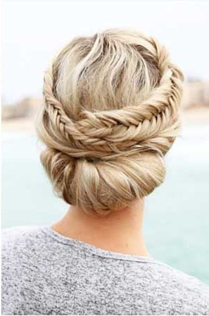 Κομψό νυφικό χτένισμα Boho για τις νύφες!