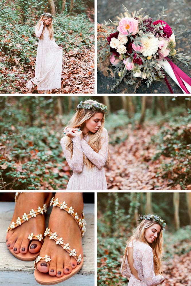 33 Boho Νυφικά: Ιδανικό Boho Look για νύφες