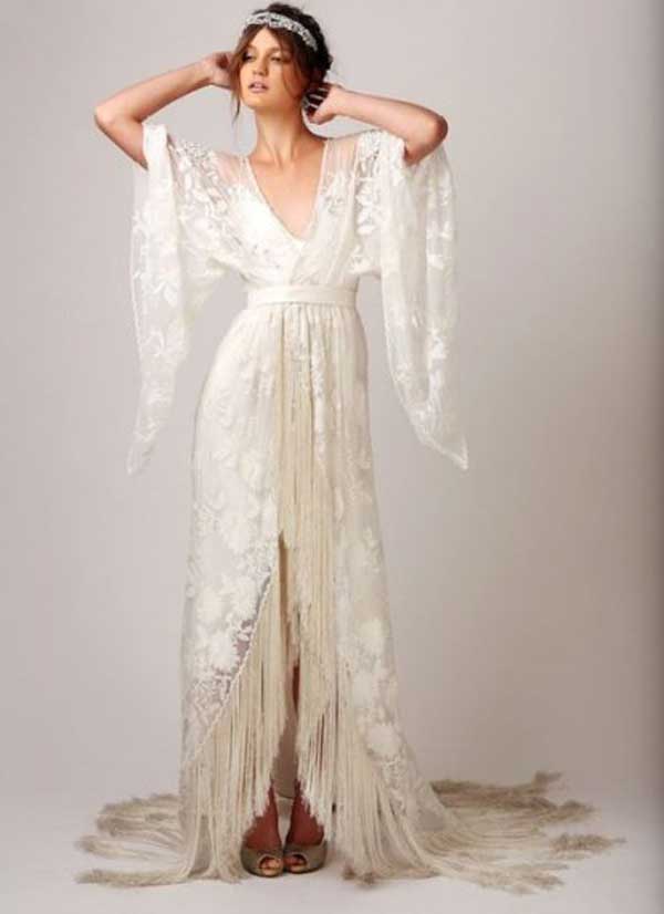 Boho φορέματα: Παραδοσία νυφικά και Boho φορέματα