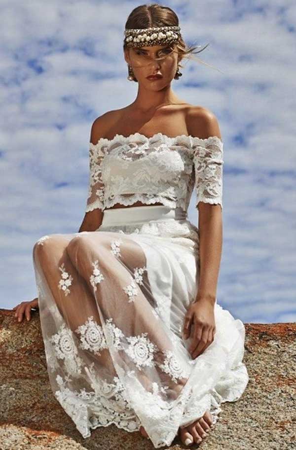 Boho φορέματα: Παραδοσία νυφικά και Boho φορέματα