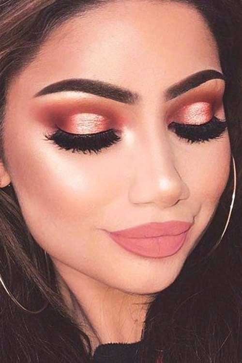 Νυφικό μακιγιάζ με χρυσό: Ιδέες μακιγιάζ με glitter