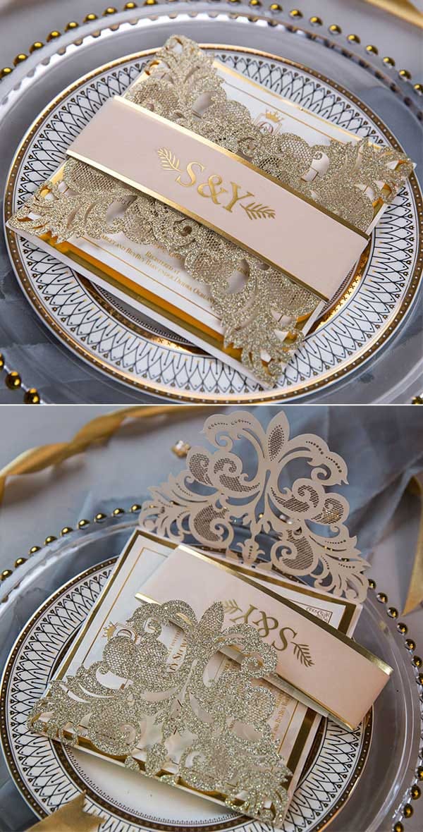 Χρυσό και Dusty Μπλε