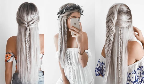 BOHO ΧΤΕΝΙΣΜΑ ΜΕ ΜΙΣΑ ΚΑΤΩ ΜΑΛΛΙΑ