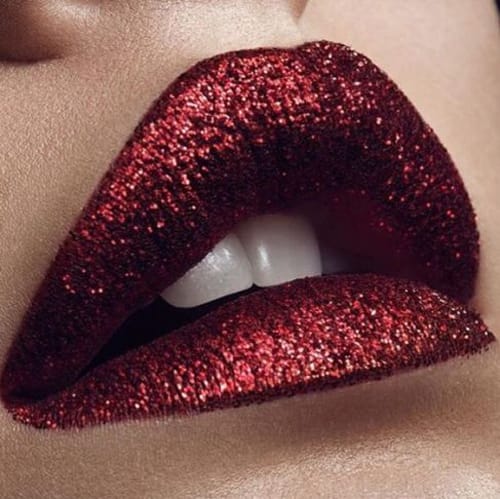 Glitter χείλη