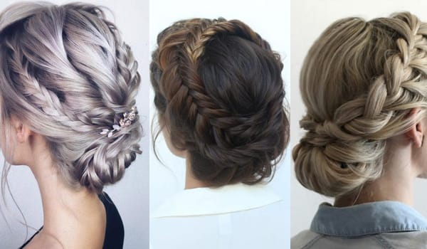 BOHO UPDOS ΜΕ ΣΤΕΦΑΝΩΤΗ ΠΛΕΞΟΥΔΑ