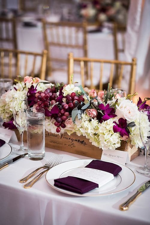 Στολισμός δεξίωσης: Διακόσμηση τραπεζίου centerpieces