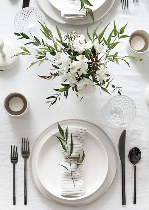 Στολισμός δεξίωσης: Διακόσμηση τραπεζίου centerpieces