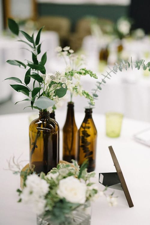 Στολισμός δεξίωσης: Διακόσμηση τραπεζίου centerpieces