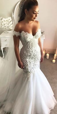 ΝΥΦΙΚΟ ΓΟΡΓΟΝΕ: Off The Shoulder φορεματα για γαμο