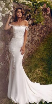ΝΥΦΙΚΟ ΓΟΡΓΟΝΕ: Off The Shoulder φορεματα για γαμο