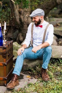 18 γαμπροί boho: Παπιγιόν Ιδέες για τον γαμπρό. Το παπιγιόν δίνει μια παιχνιδιάρικη και χαλαρή εμφανίσει αν είναι σε στυλ