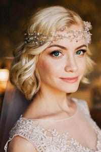 ιδεες για νυφικο χτενισμα: Super Hairstyles για τα κοντά μαλλιά