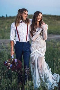 18 γαμπροί boho: Παπιγιόν Ιδέες για τον γαμπρό. Το παπιγιόν δίνει μια παιχνιδιάρικη και χαλαρή εμφανίσει αν είναι σε στυλ