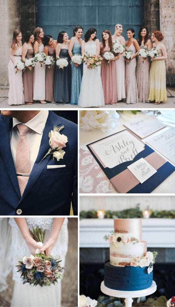 ΔΙΑΚΟΣΜΗΣΗ ΓΑΜΟΥ ΤΟ ΦΘΙΝΟΠΩΡΟ – DUSTY ROSE & NAVY BLUE.Το Dusty rose και το Navy blue μπορεί να είναι πραγματικά ένας