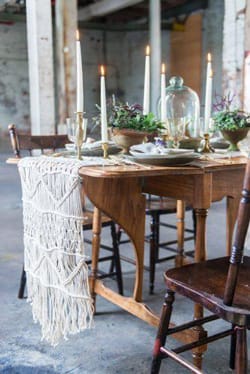 BOHO ΓΑΜΟΣ: MACRAME. Το μακραμέ είναι μια μορφή κλωστοϋφαντουργίας