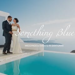 Something blue santorini