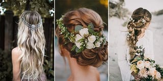 Νυφικό χτένισμα σε στυλ Boho για την μεγάλη μέρα που κάθε νύφη αγαπά.