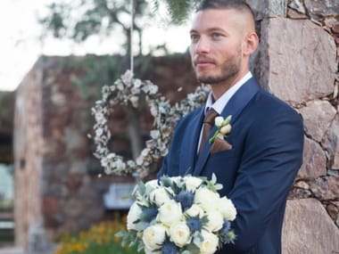 Γάμος σε πέτρινο κτήμα με ηλιοτρόπια — Bright Bride Photography (φωτογραφία 14)