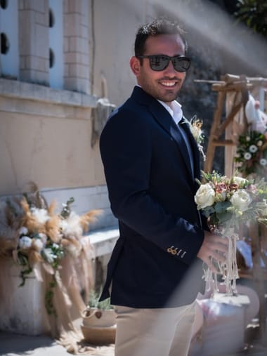 Γάμος σε πέτρινο κτήμα με ηλιοτρόπια — Bright Bride Photography (φωτογραφία 6)