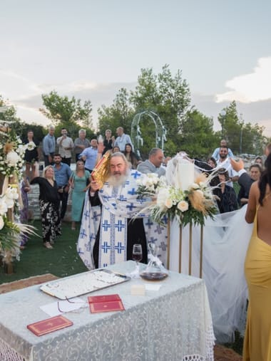 Γάμος σε κτήμα με αψίδα από λουλούδια και pampas — Bright Bride Photography (φωτογραφία 2)