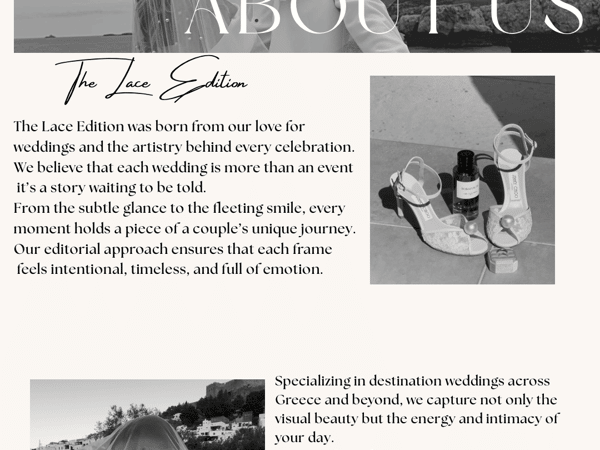 The lace edition wedding content creators — Βιντεογράφος, Ρόδος