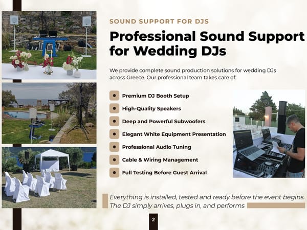 wedding dj in Evia