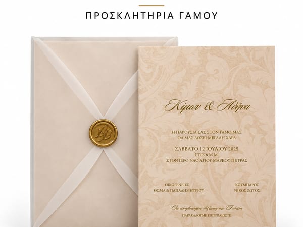 Προσκλητήρια Γάμου