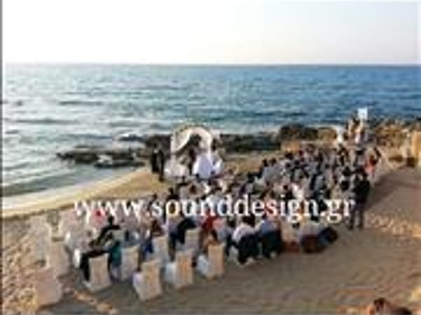 Sounddesign wedding DJ services in Crete Greece
