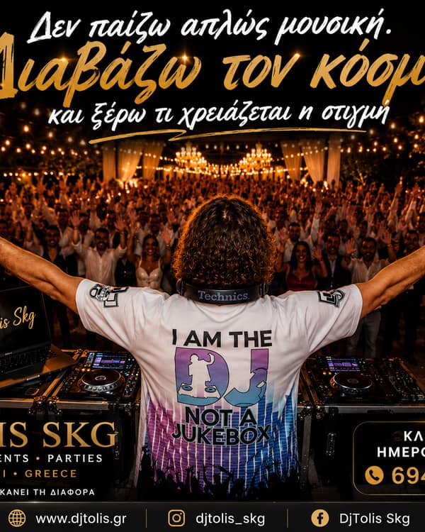 Μουσική και ηχητικη κάλυψη DJ — DJ / Music, Θεσσαλονίκη