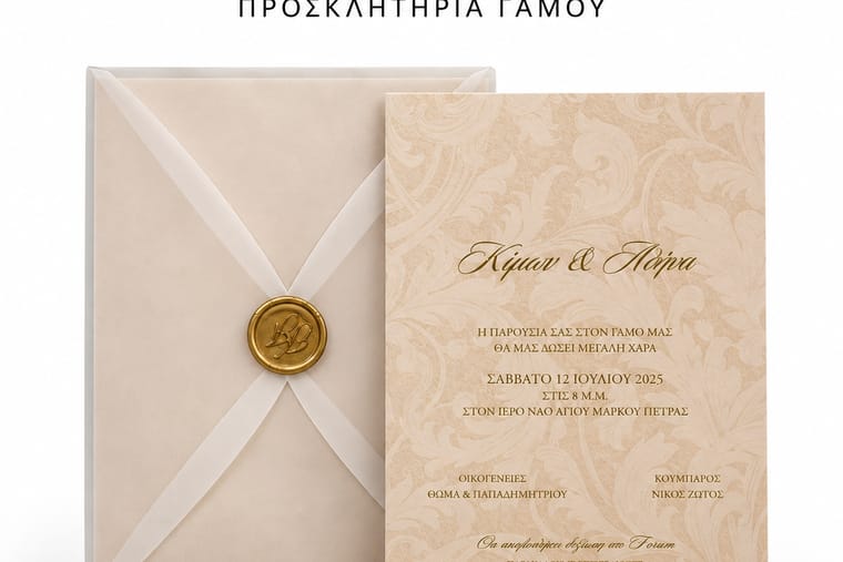 Προσκλητήρια Γάμου — Bleroz (φωτογραφία 1)